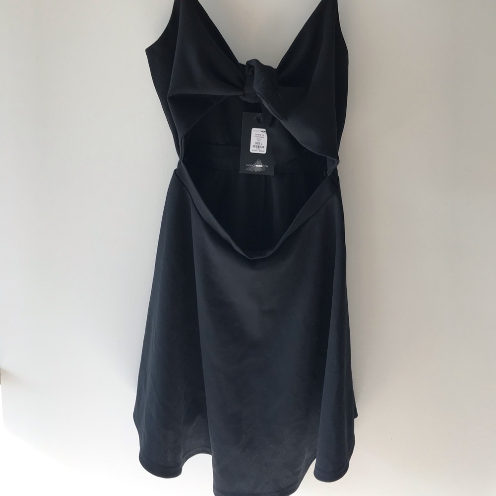 Black fashion nova mini dress